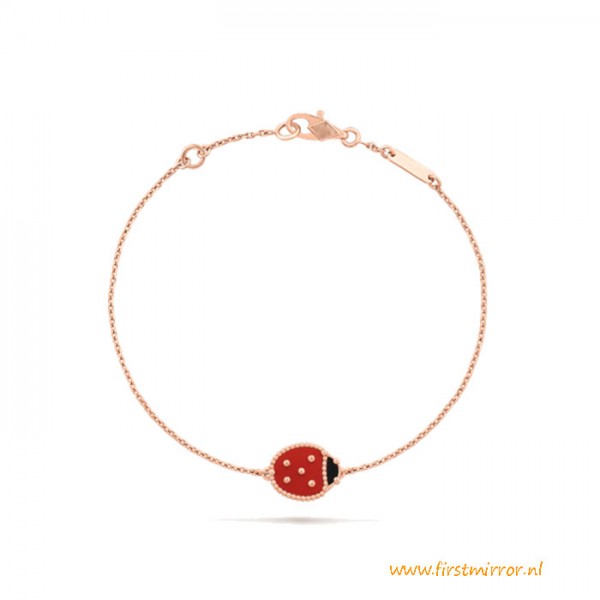 Top Quality Lucky Spring Bracelet Closed Wings Ladybug