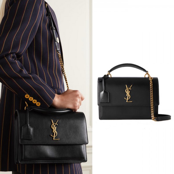 Top Quality Sunset Medium Supple Leather Shoulder Bag