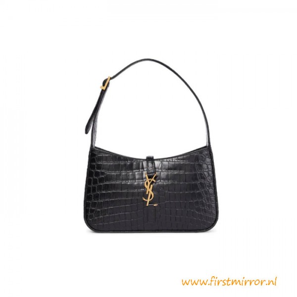 Top Quality LE 5 Hobo Bag in Crocodile Pattern